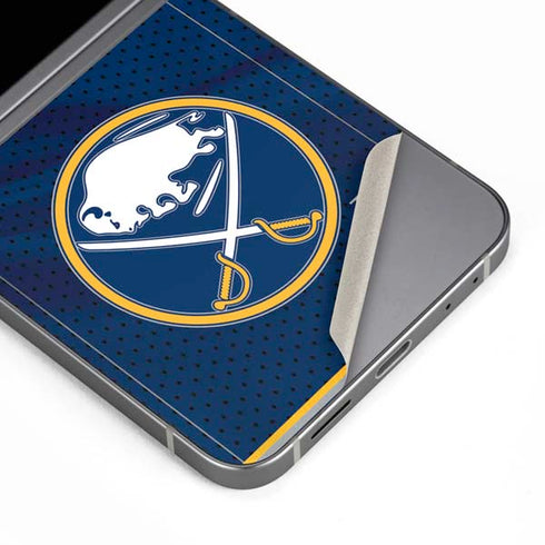 NHL Buffalo Sabres Home Jersey Galaxy Z Flip6 Skin